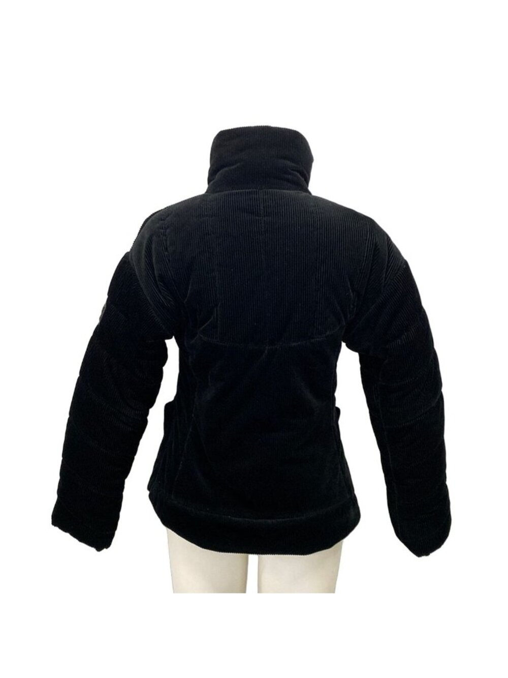 Chanel Jacket 38 M Black Long Sleeve Corduroy Identification Sports Line Winter - Picture 2 of 12